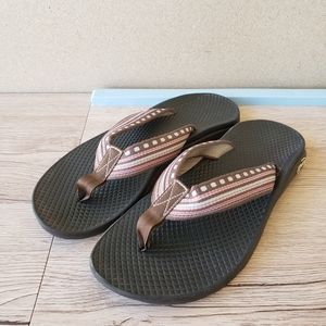 Womens Chaco Striped Thong Sandal Size 5